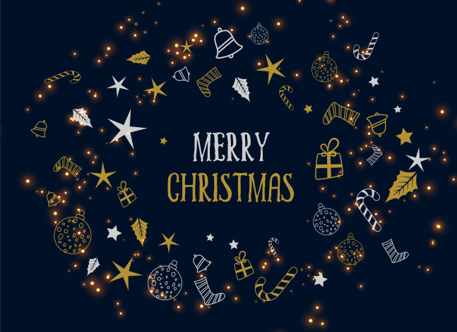 Обои картинки фото праздничные, векторная графика , новый год, декор, новый, год, праздник, игрушки