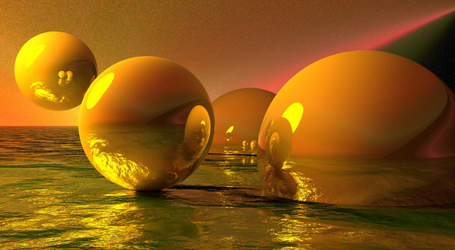 Обои картинки фото 3д графика, шары , balls, фон, шары