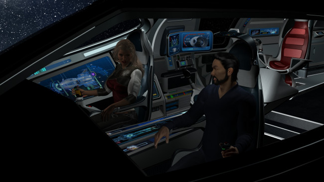 Обои картинки фото 3д графика, фантазия , fantasy, девушки, взгляд, фон