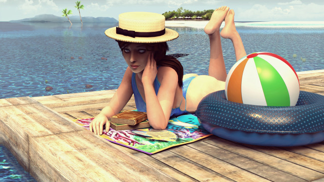 Обои картинки фото 3д графика, люди , people, фон, взгляд, девушка