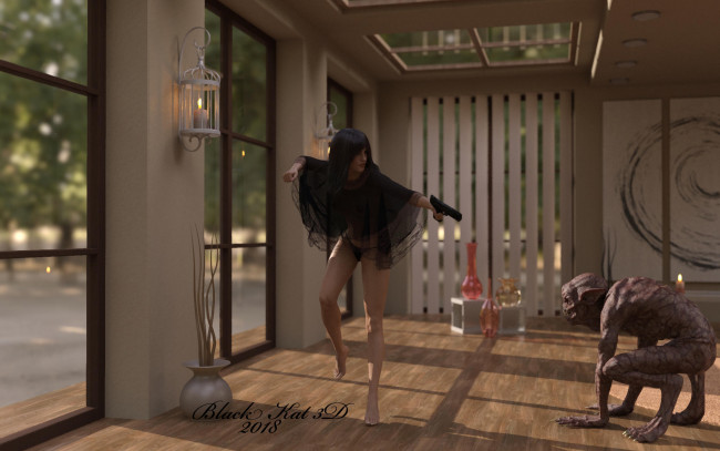 Обои картинки фото 3д графика, фантазия , fantasy, девушка, фон, взгляд