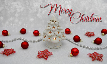 Картинка праздничные новогодние+свечи шарики свеча надпись