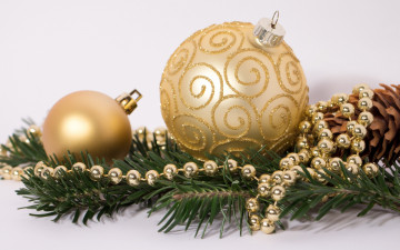 Картинка праздничные шары бусы шарики шишка