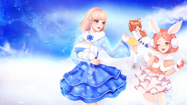 Обои картинки фото аниме, животные,  существа, tera