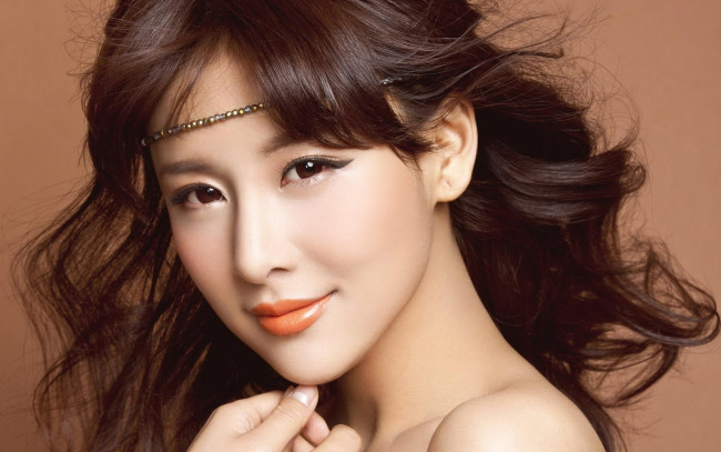 Обои картинки фото девушки, - азиатки, портрет, jia, qing