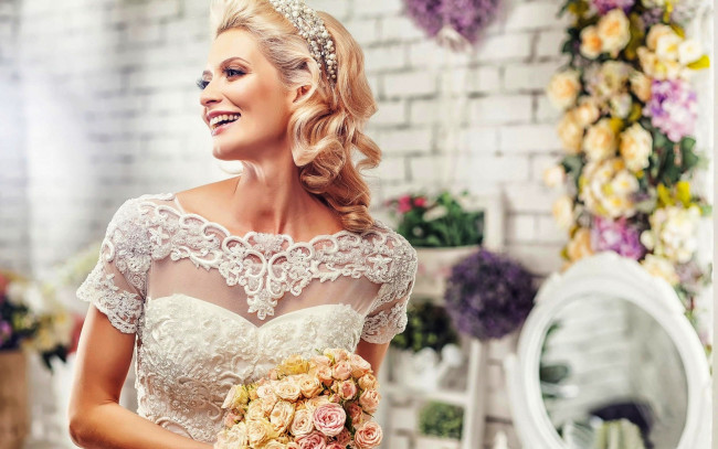 Обои картинки фото девушки, - невесты, невеста