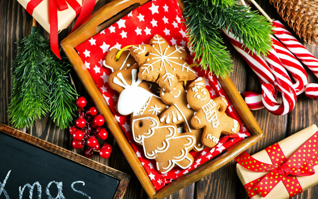 Обои картинки фото праздничные, угощения, пряники