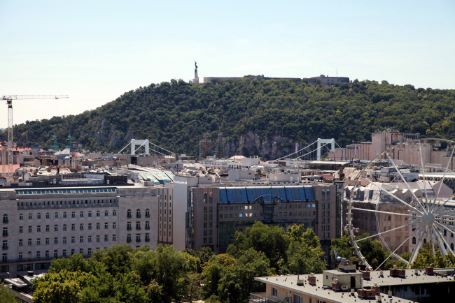 Обои картинки фото города, будапешт , венгрия, панорама