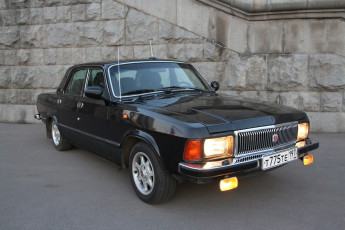 Картинка газ-+3102+волга автомобили газ газ- 3102 волга автомобиль седан чёрный