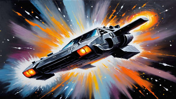 Картинка фэнтези транспортные+средства нейросети графика нейроарт ai art нейронные сети рисунки нейро искусство