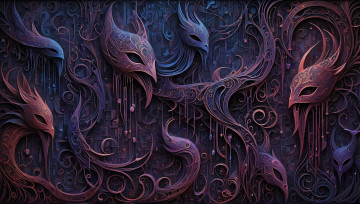 Картинка 3д+графика абстракция+ abstract нейросети графика нейроарт ai art нейронные сети рисунки нейро искусство