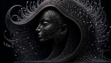 Картинка 3д+графика абстракция+ abstract нейросети графика нейроарт ai art нейронные сети рисунки нейро искусство