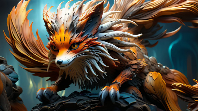 Обои картинки фото 3д графика, животные , animals, нейросети, графика, нейроарт, ai, art, нейронные, сети, рисунки, нейро, искусство