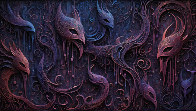 Обои картинки фото 3д графика, абстракция , abstract, нейросети, графика, нейроарт, ai, art, нейронные, сети, рисунки, нейро, искусство