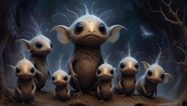 Обои картинки фото фэнтези, существа, нейросети, графика, нейроарт, ai, art, нейронные, сети, рисунки, нейро, искусство