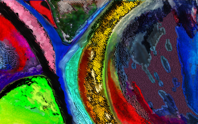 Обои картинки фото рисованное, абстракция, хаос, цвета, краски