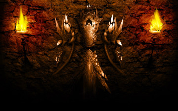 Картинка видео+игры mummy+online стена факелы предметы