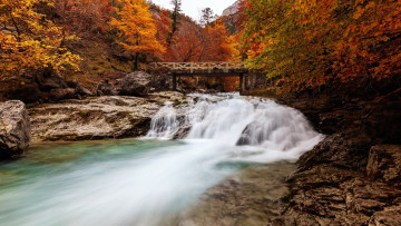 обоя arazas river, ordesa and monte perdido national park, spain, города, - мосты, arazas, river, ordesa, and, monte, perdido, national, park