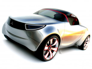 Картинка mitsubishi roadster konzept sa рисованные авто мото