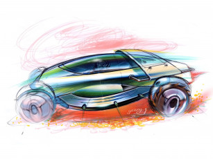 Картинка рисованные авто мото