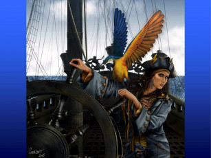 Картинка птичка из исландии фэнтези девушки