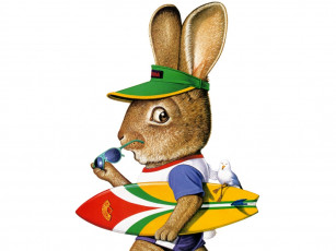 Картинка рисованные животные зайцы кролики