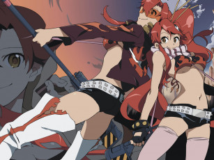 Картинка аниме tengen toppa gurren lagann yoko littner