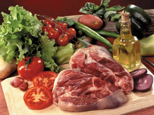 Картинка еда мясные блюда томаты помидоры