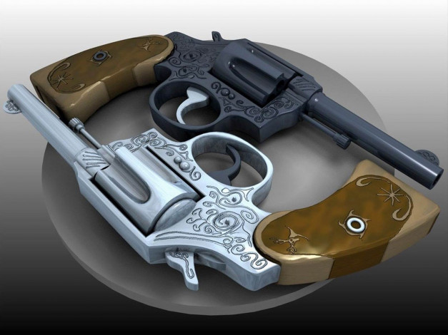 Обои картинки фото оружие, 3d