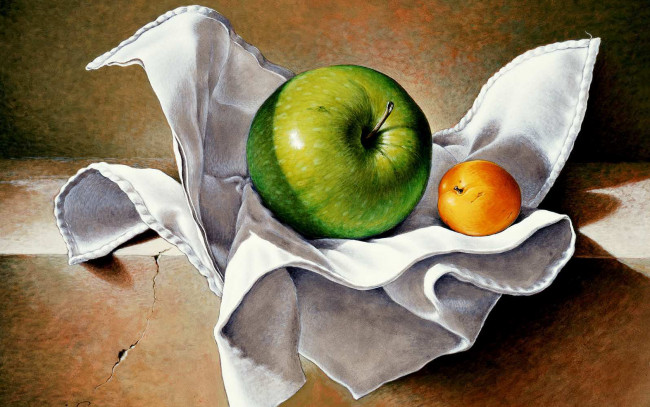 Обои картинки фото рисованные, еда