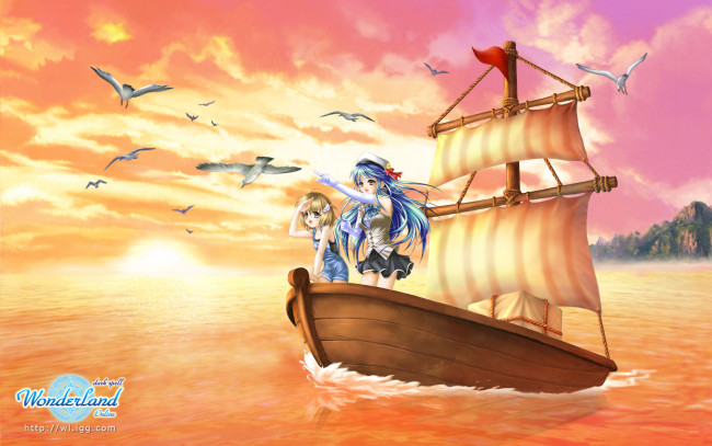 Обои картинки фото wonderland, аниме