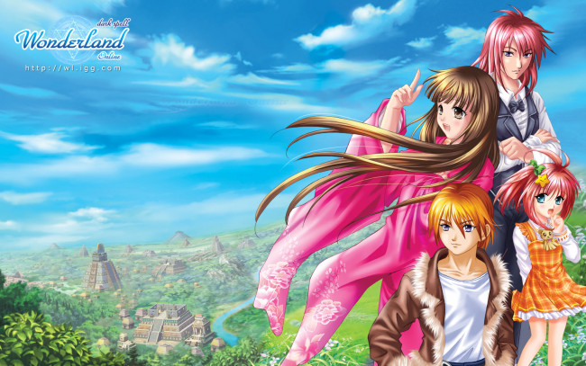 Обои картинки фото wonderland, аниме