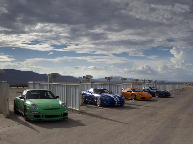 Обои картинки фото автомобили, разные, вместе