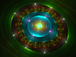 Картинка 3д графика fractal фракталы узор фрактал фон