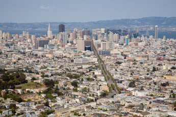 Картинка сан франциско сша города дома дорога небоскребы мост