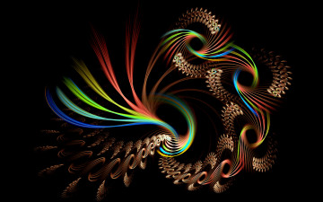 Картинка 3д графика fractal фракталы фрактал узор фон