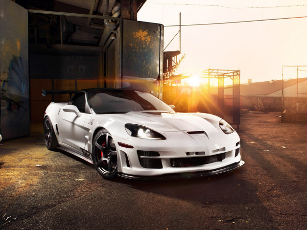 Обои картинки фото автомобили, corvette