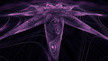 Картинка 3д графика fractal фракталы фон узор линии изгибы цвета