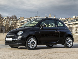 Картинка автомобили fiat guerlain la petite robe noire 500 темный 2014