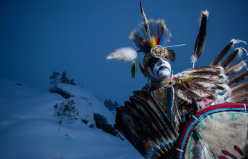 обоя aboriginal dancer danny boy stephens, мужчины, - unsort, танцор, danny, boy, stephens, перья, абортген