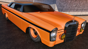 Картинка автомобили 3д 1961 mercedes benz 300se