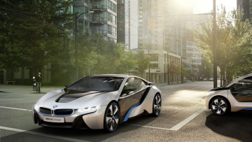 Картинка автомобили bmw concept i8 2012
