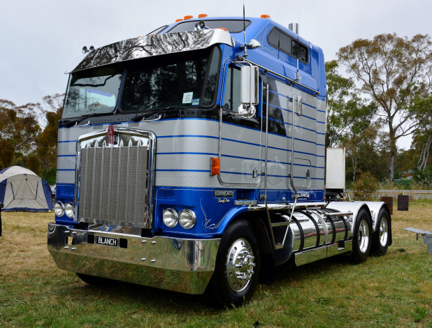 Обои картинки фото kenworth g cab aerodyne, автомобили, kenworth, truck, company, грузовые, автобусы, сша