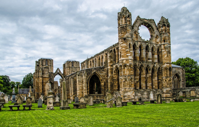 Обои картинки фото elgin catherdral, elgin,  moray, scotland, города, - католические соборы,  костелы,  аббатства, храм