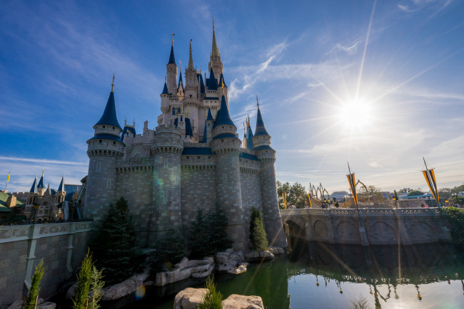 Обои картинки фото города, диснейленд, дворец