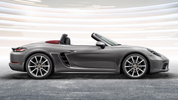 обоя автомобили, porsche, 718, boxster, 982, 2016г