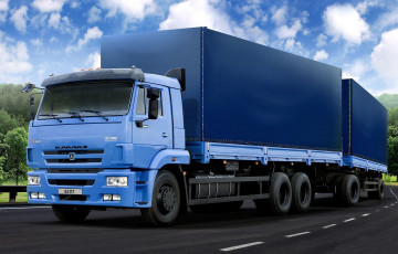 Картинка камаз автомобили kamaz дорога