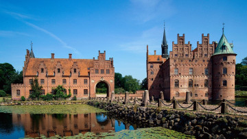 Картинка egeskov+castle города замки+дании egeskov castle