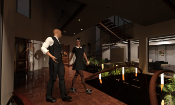 обоя 3д графика, люди , people, фон, взгляд, девушка