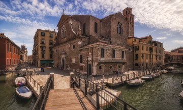 Картинка church+san+martino+near+the+arsenale+in+venice города венеция+ италия храм
